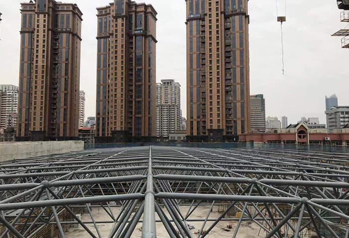 迁安螺栓球网架结构
